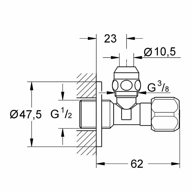 Фотография товара Grohe Без дизайн линии 2201700MGr