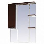 Шкаф-зеркало 75 см, коричневая эмаль, левый, Misty Жасмин 75 L П-Жас02075-141СвЛ