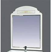 Зеркало 80 см, белая патина/декор, Misty Milano 80 Л-Мил02080-013