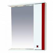 Шкаф-зеркало 70 см, красный, правый, Misty Палермо 70 R П-Пал04070-261СвП