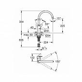 Смеситель для кухни Grohe Eurostyle Cosmopolitan 33975004