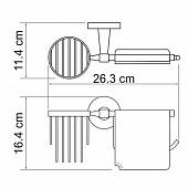 Держатель туалетной бумаги + держатель освежителя воздуха WasserKraft Isen K-4059