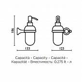 Дозатор для жидкого мыла Bagno & Associati Regency RE12792