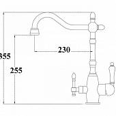 Смеситель для кухни Zorg Sanitary ZR 312 YF-33 BR Light