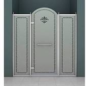 Душевая дверь в нишу 150 см, профиль хром, левая, Cezares RETRO-B-13-150-PP-Cr-L