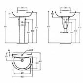 Раковина Vidima СеваДуо W413961