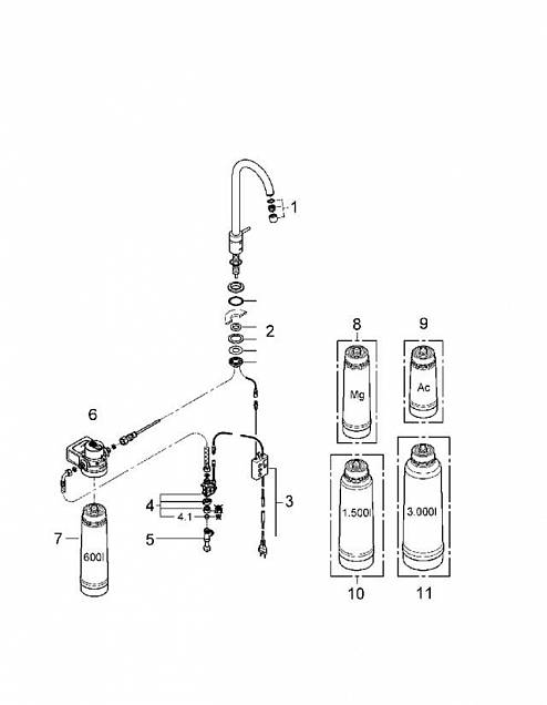 Фотография товара Grohe Blue   31301001Gr