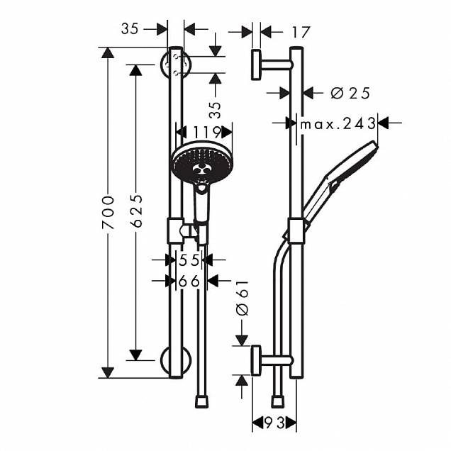 Фотография товара Hansgrohe Raindance Select S 26320400