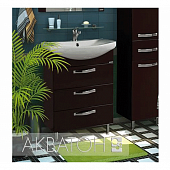 Комплект мебели 65 см, темно-коричневая, Акватон Ария 65 М 1A123301AA430-K