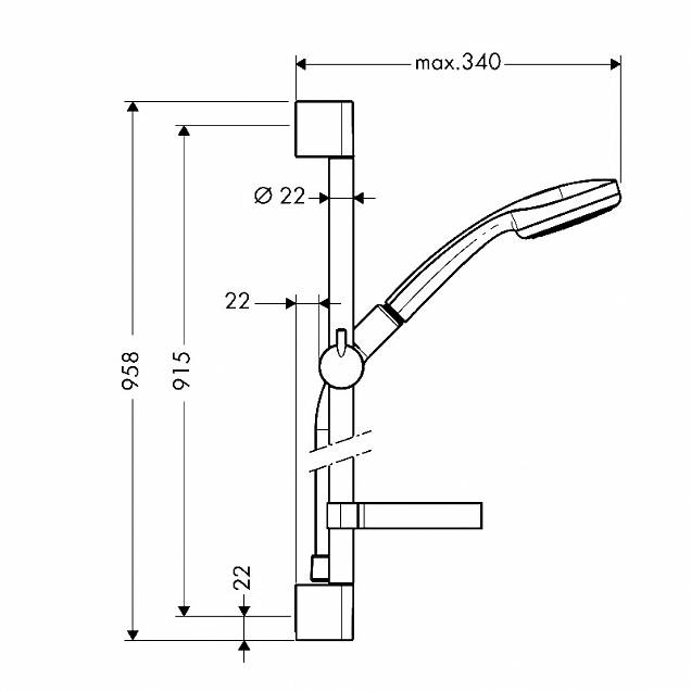 Фотография товара Hansgrohe Croma 27724000