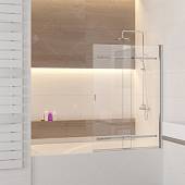 Шторка на ванну 100 см, стекло прозрачное, RGW Screens SC-44 03114410-11