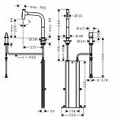 Смеситель для кухни Hansgrohe Metris Select 73818670