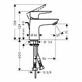 Смеситель для раковины ( д.к.) Hansgrohe Talis E 71705000