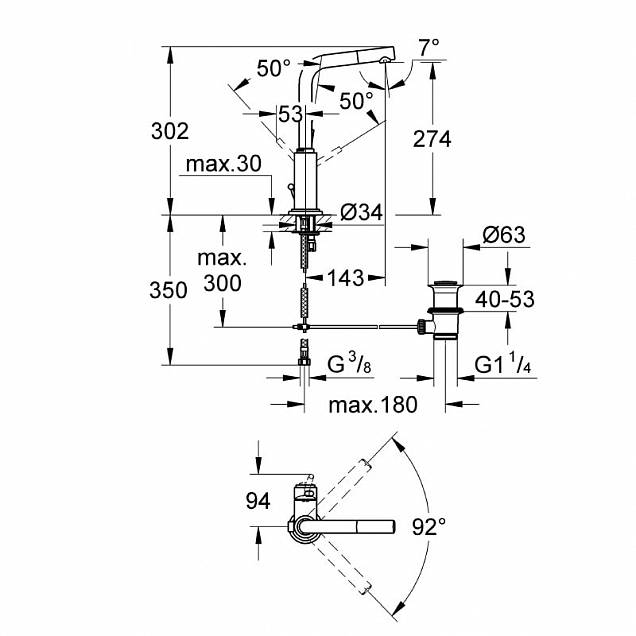 Фотография товара Grohe Atrio 32129001Gr