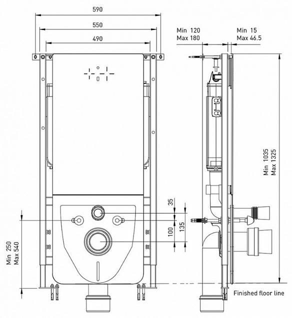 Фотография товара Bocchi Target T02-2113S60