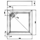 Душевой поддон Ifo Silver RP6216900000