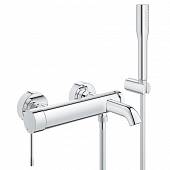 Смеситель для ванны с душевым набором Grohe Essence New 33628001