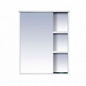 Шкаф-зеркало 60 см, белый, левый, Misty Венера 60 L П-Внр04060-01СвЛ