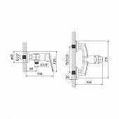 Смеситель для душа Iddis Torr TORSB00i03