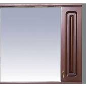 Шкаф-зеркало 70 см, коричневый, правый, Misty Вояж 70 R П-Воя02070-141П