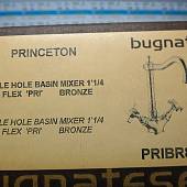 Смеситель для раковины (д.к), бронза, Bugnatese Princeton BN.PRC-834BR