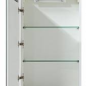 Шкаф-зеркало 50 см, белый, левый, Misty Ирис 50 L П-Ири04050-01СвЛ