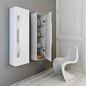 Комплект мебели 100 см, белая, Aqwella Милан Mil.01.10/2n/W-K