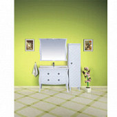 Комплект мебели 100 см, белая, Misty Valencia 100 Л-Вал01100-0112Я-K