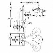 Душевая система Grohe Euphoria System 190 26186000