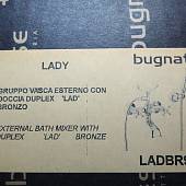 Смеситель для ванны с душевым набором, бронза, Bugnatese Lady BN.LAD-902BR