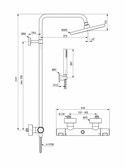 Фотография товара Ideal Standard Ceratherm BC748XG