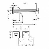 Смеситель для раковины Hansgrohe Metropol 32526000