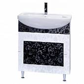 Комплект мебели 65 см, белый/черный, Misty Марика 65 П-Мар01065-242Пр-K