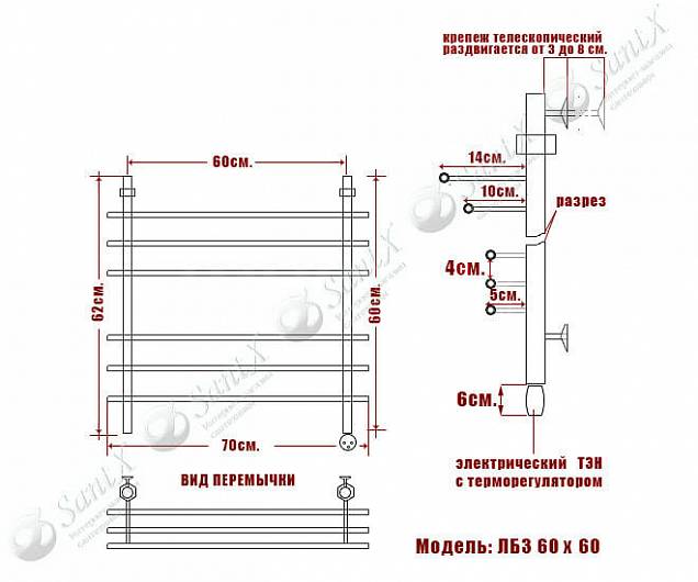 Фотография товара НИКА Bamboo ЛБ3 ЛБ 3 60/60 прав