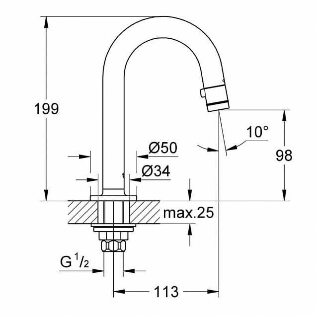 Фотография товара Grohe Universal 20201000Gr