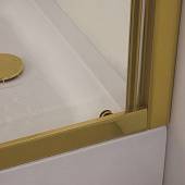 Душевая дверь в нишу 120 см, профиль золото, правая, Cezares MODENA-BF-1-120-P-G-R