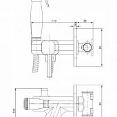 Гигиенический комплект, графит Lemark Solo LM7165GM