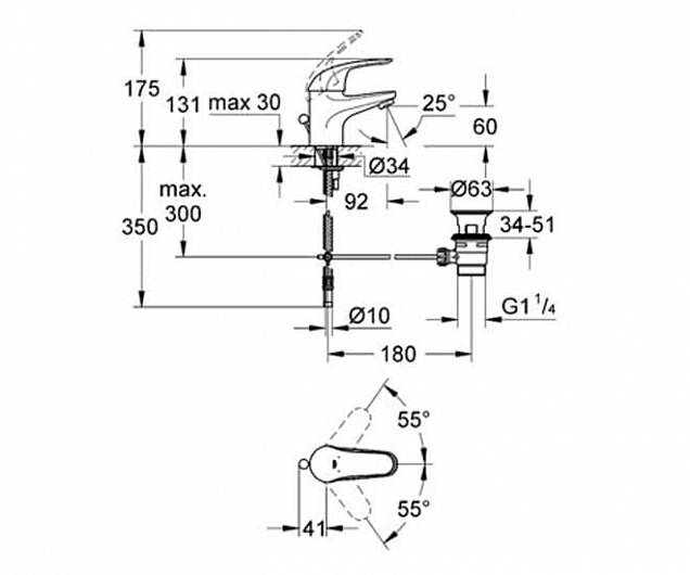 Фотография товара Grohe Euroeco   116935Gr