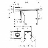 Смеситель для раковины Hansgrohe Metropol 32526700