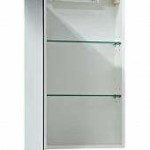 Шкаф-зеркало 61 см, белый, левый, Misty Ирис 60 L П-Ири04060-01СвЛ