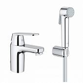 Смеситель для раковины с гигиенической лейкой (цеп) Grohe Eurosmart Cosmopolitan 23125000