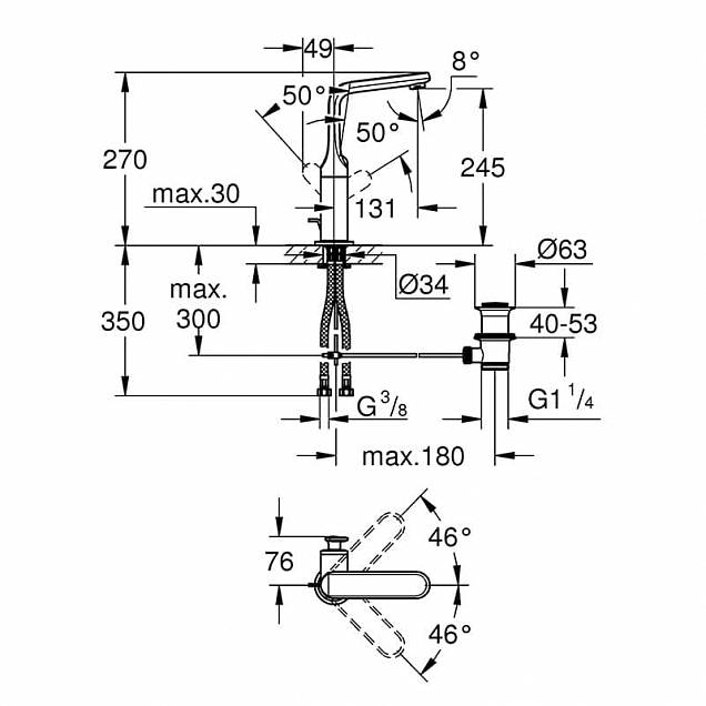 Фотография товара Grohe Veris   32184000Gr