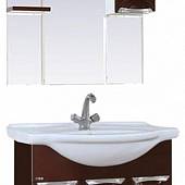 Шкаф-зеркало 75 см, коричневая эмаль, правый, Misty Жасмин 75 R П-Жас02075-141СвП