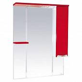 Шкаф-зеркало 90 см, бордовый, правый, Misty Кристи 90 R П-Кри02090-101СвП