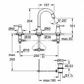 Смеситель для раковины (д.к) Grohe Grandera 20389000