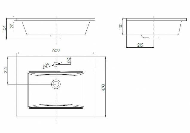 Фотография товара Акватон Квадро 1AX170WBXX000