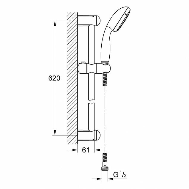 Фотография товара Grohe Tempesta New 27598000Gr