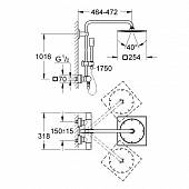 Душевая система Grohe Rainshower F-Series 27569000