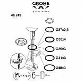 Монтажный комплект для установки смесителя Grohe 46249000
