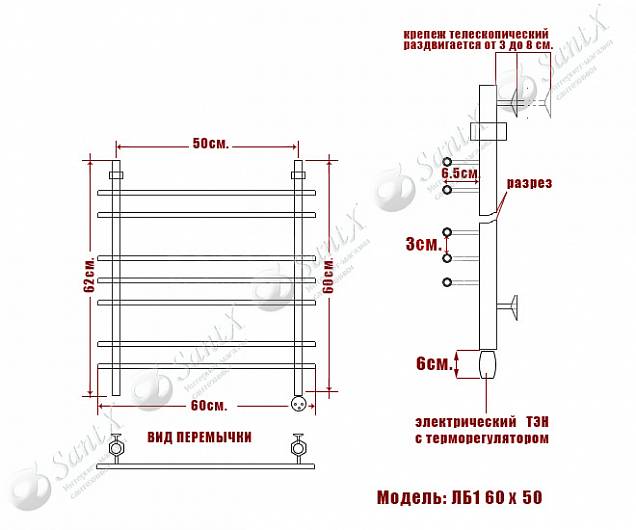 Фотография товара НИКА Bamboo ЛБ1 ЛБ 1 60/50 прав